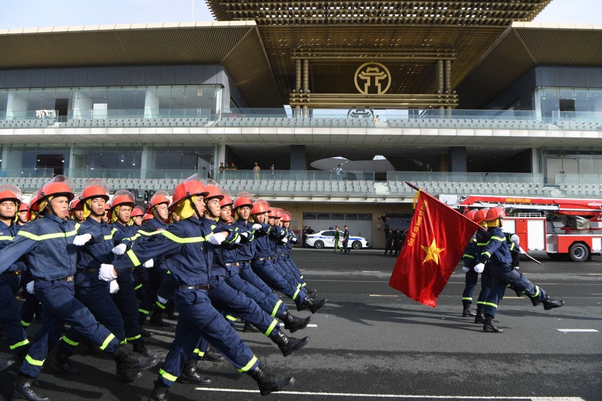 Công an Hà Nội hợp luyện