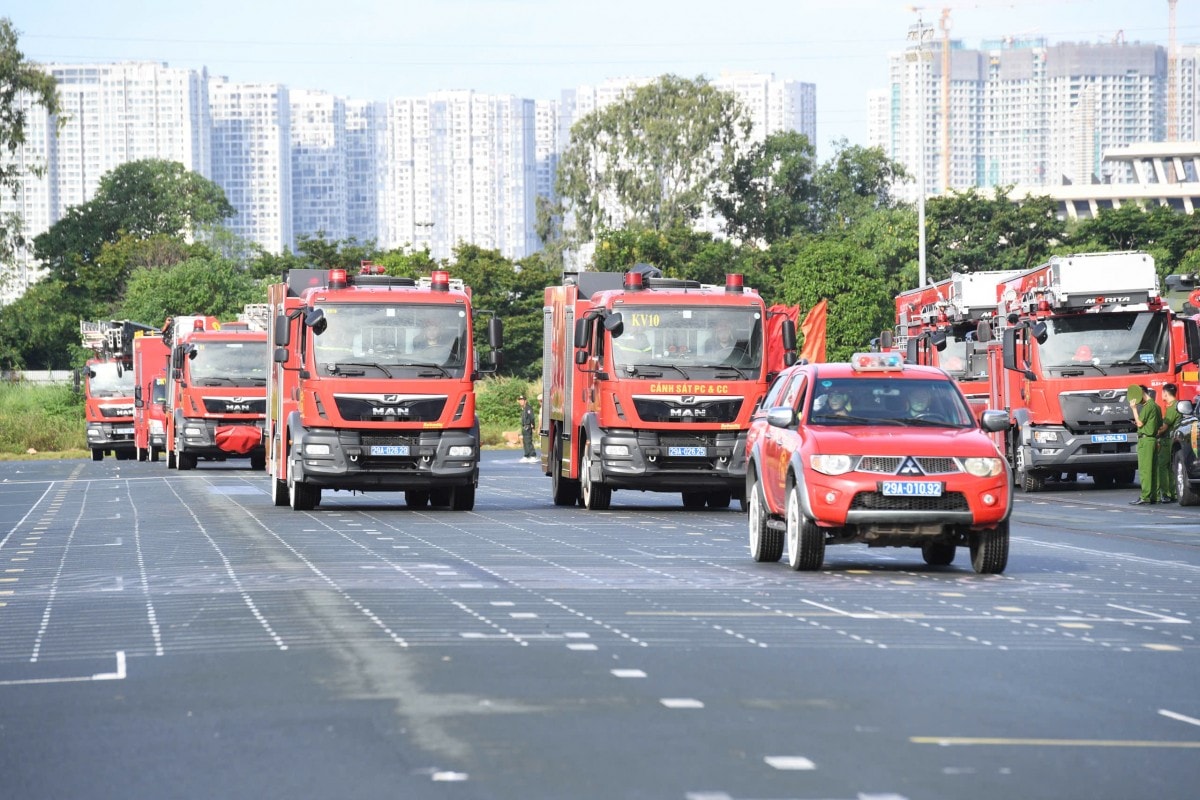 Công an Hà Nội hợp luyện