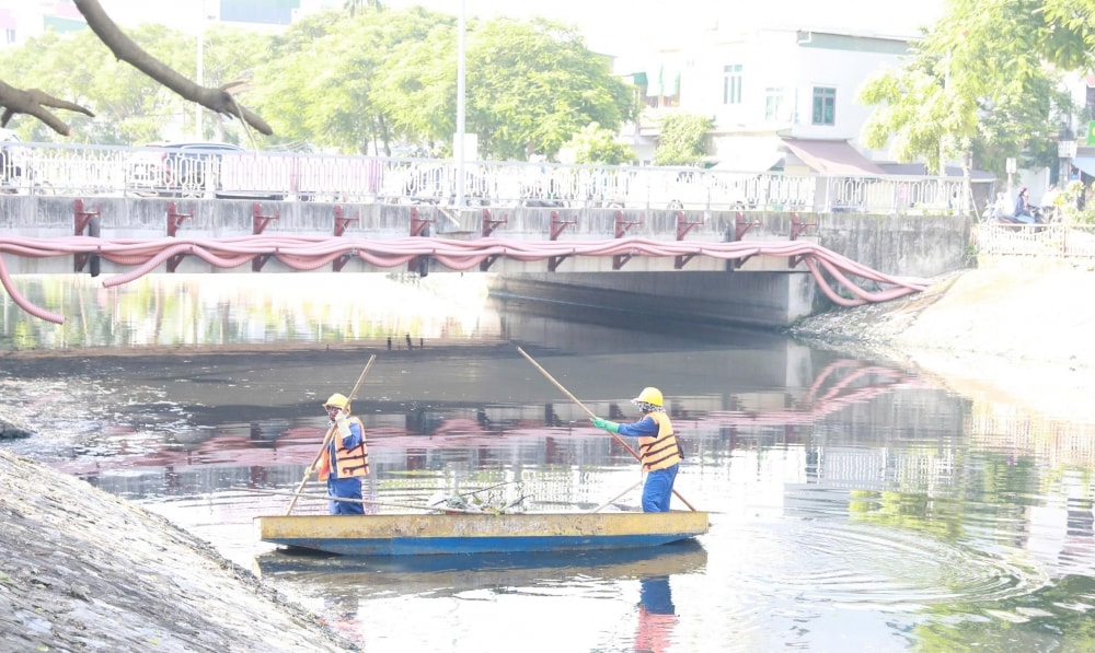 Lễ ra quân tổng vệ sinh phường Hoàng Mai: truyền cảm hứng sống xanh cho người dân