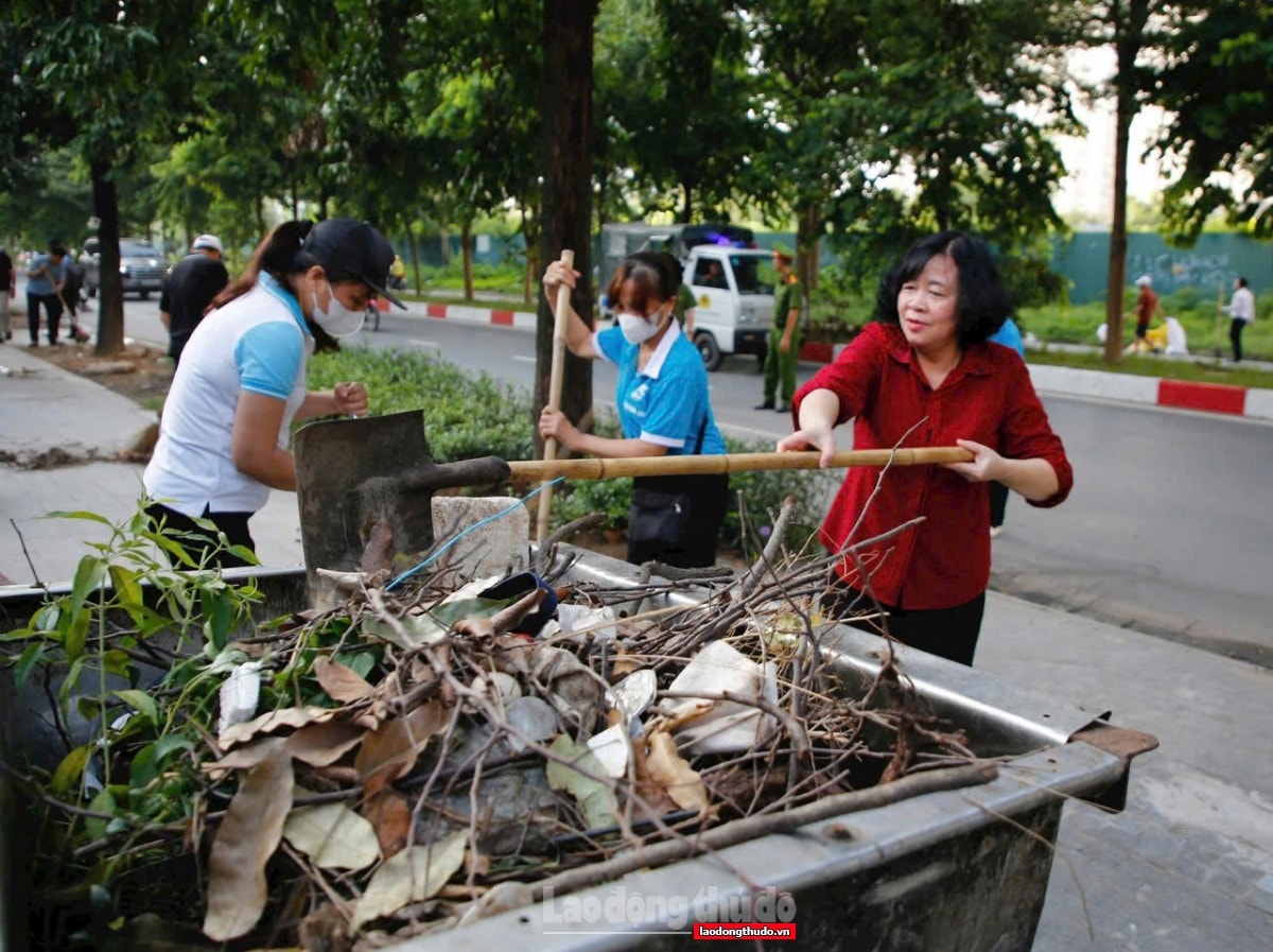 Sáng nay (2/8): Hà Nội đồng loạt ra quân tổng vệ sinh môi trường tại 126 xã, phường