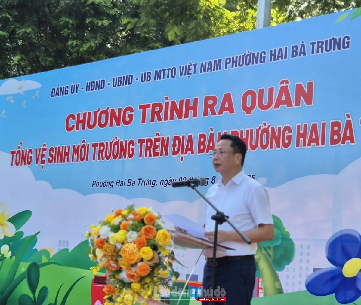 Sáng nay (2/8): Hà Nội đồng loạt ra quân tổng vệ sinh môi trường tại 126 xã, phường