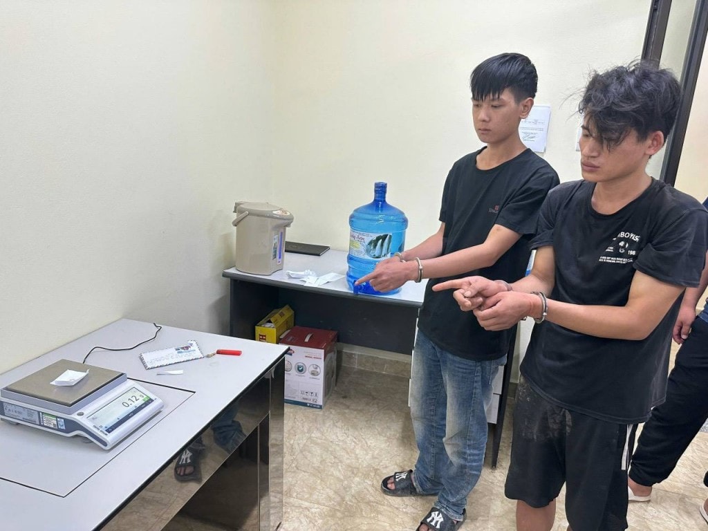 Các đối tượng tại cơ quan Công an