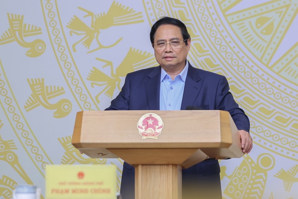 Thủ tướng Phạm Minh Chính chủ trì Phiên họp lần thứ nhất của Ban Chỉ đạo quốc gia triển khai Nghị quyết số 68-NQ/TW của Bộ Chính trị về phát triển kinh tế tư nhân - Ảnh: VGP/Nhật Bắc