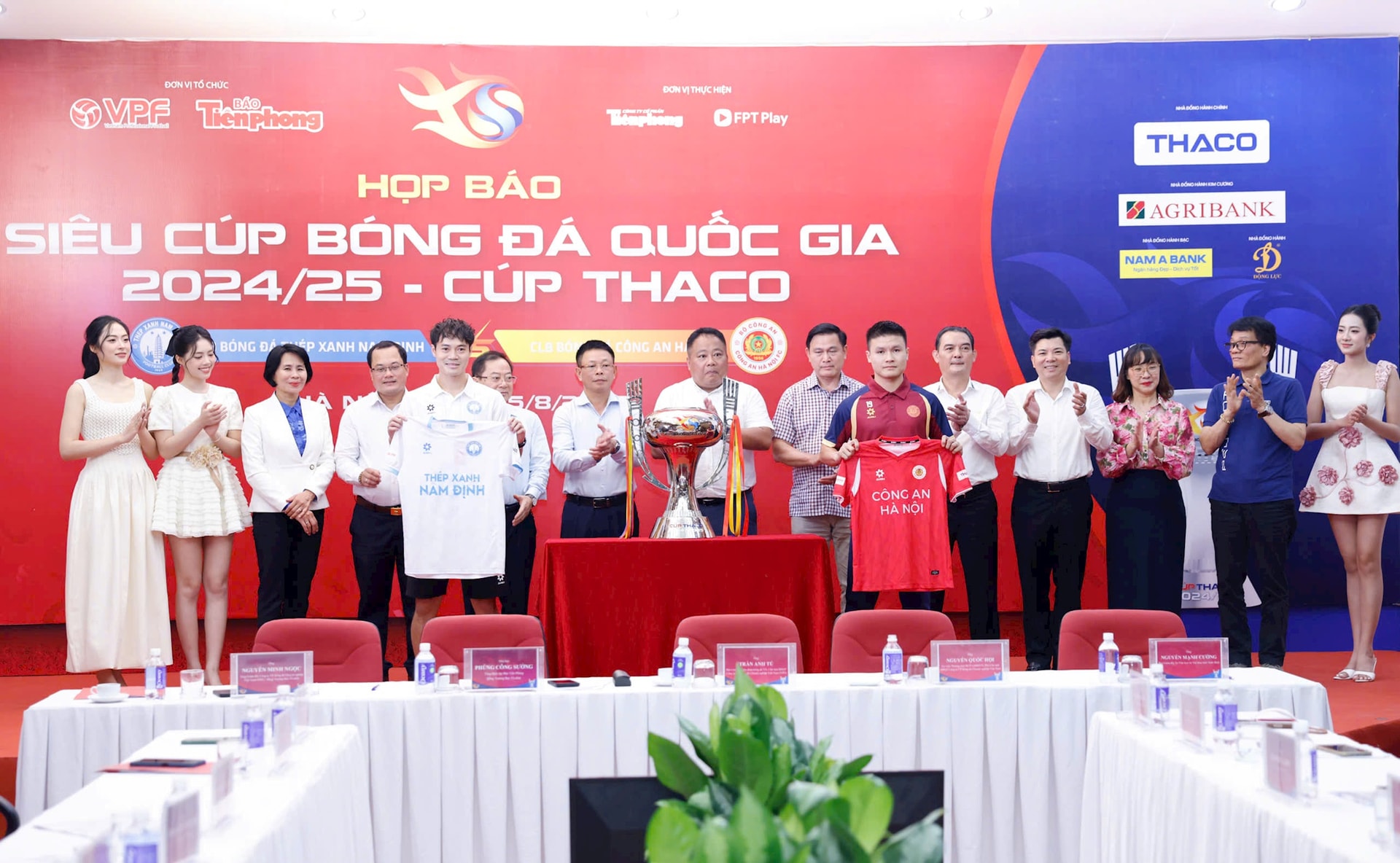 Thép xanh Nam Định và Công an Hà Nội tranh chức vô địch Siêu cúp Quốc gia 2024-2025