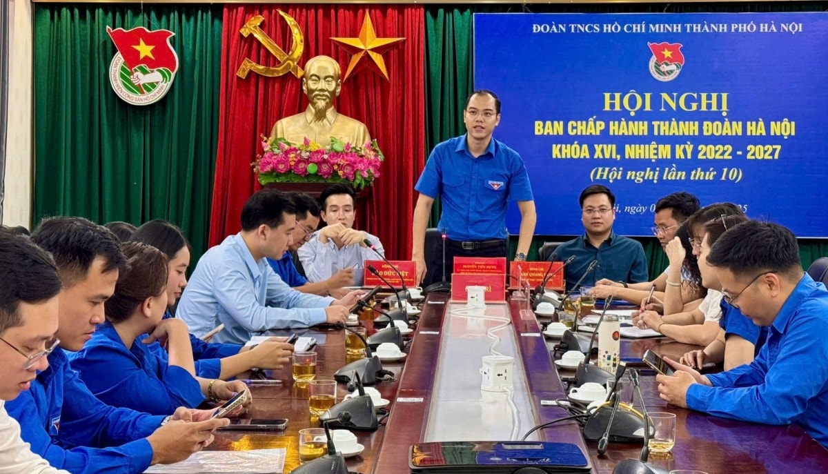 Đồng chí Nguyễn Tiến Hưng làm Bí thư Thành đoàn Hà Nội
