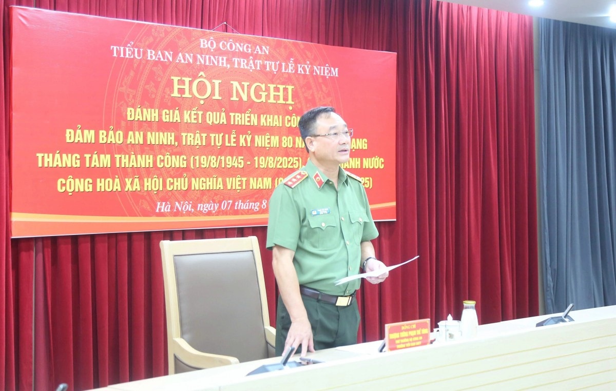 đảm bảo tuyệt đối an ninh, an toàn Lễ kỷ niệm 80 năm Cách mạng tháng Tám thành công và Quốc khánh 2/9
