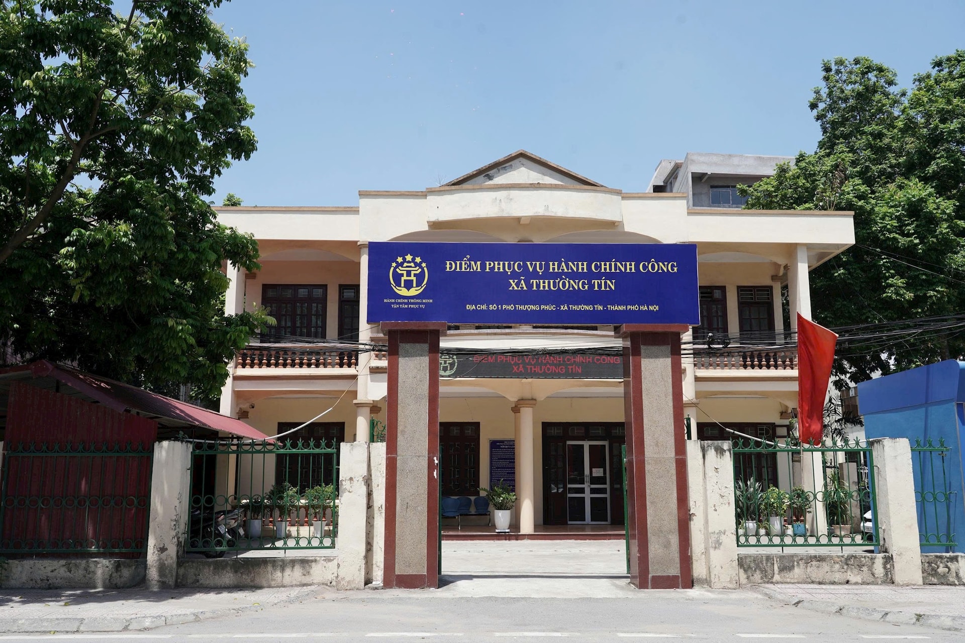 Điểm phục vụ Hành chính công xã Thường Tín.