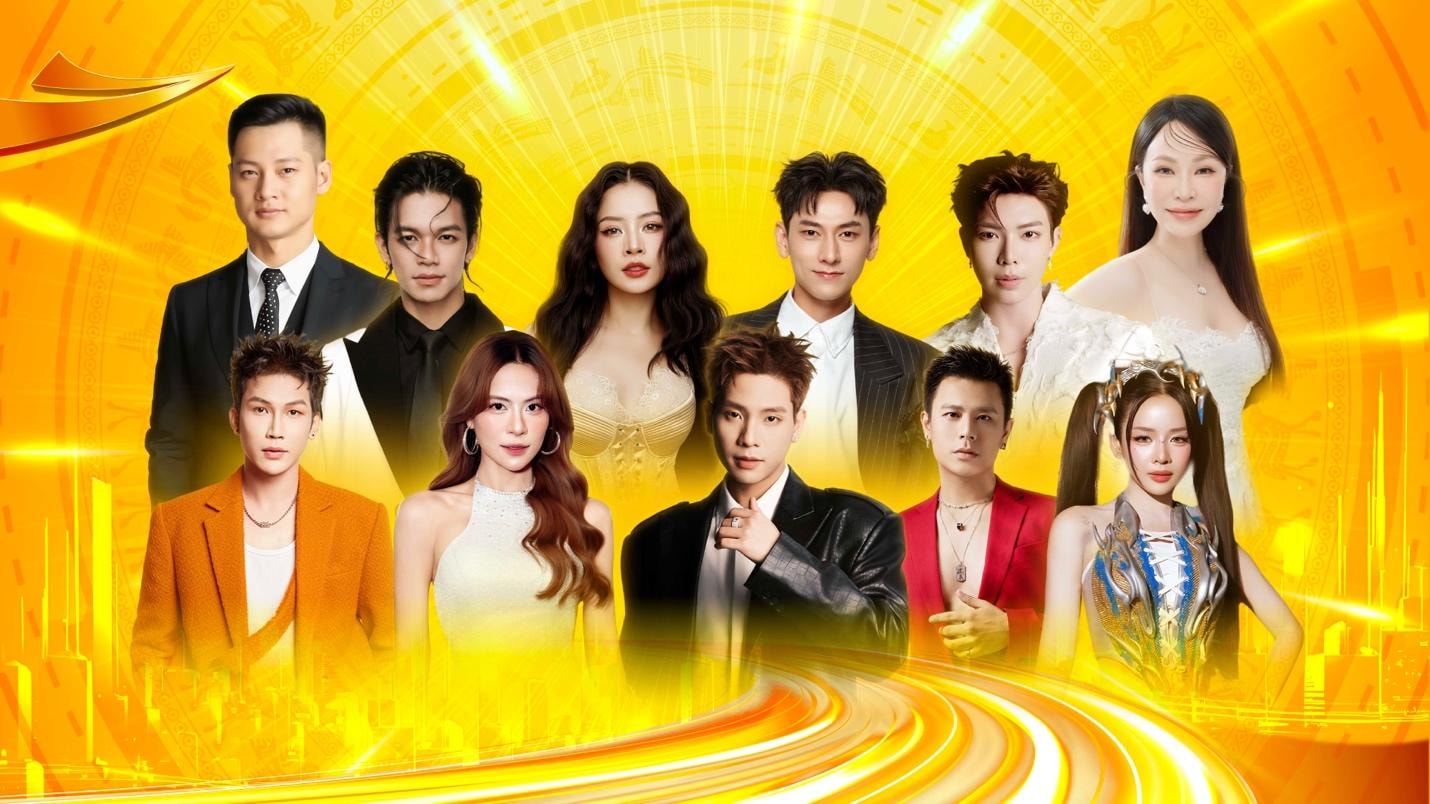 The famous line-up attended the music festival
