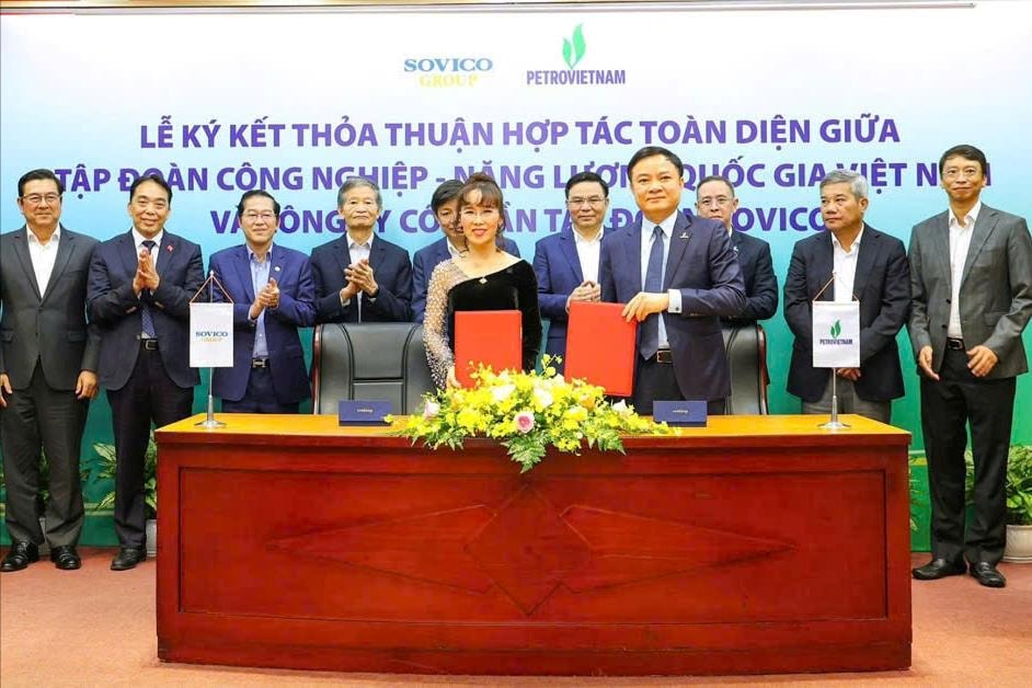 Petrovietnam hợp tác toàn diện với SOVICO: Động lực mới cho phát triển năng lượng và kinh tế