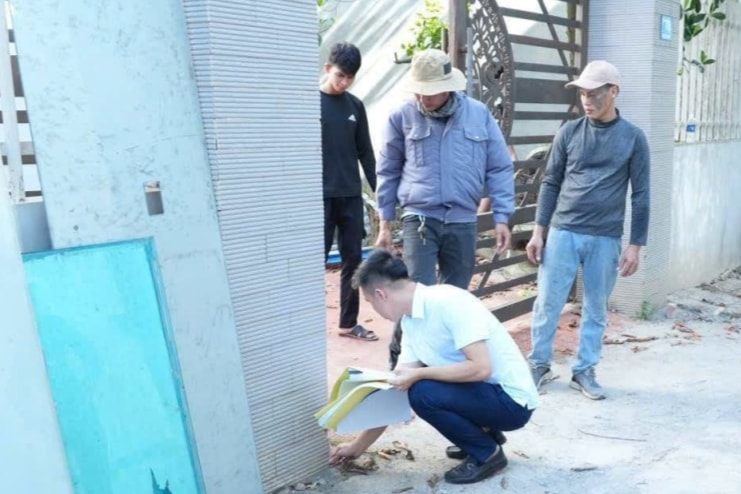 Để mở rộng tuyến đường, nhiều người dân đã tự nguyện hiến đất thổ cư