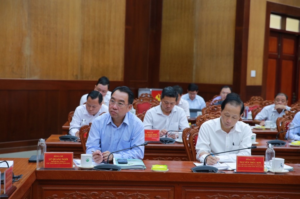 Chủ tịch UBND tỉnh Vĩnh Long Lữ Quang Ngời cho biết, sau hơn 1 tháng thực hiện mô hình chính quyền 2 cấp, UBND các xã đã cơ bản kiện toàn tổ chức bộ máy - Ảnh: VGP/Minh Khôi