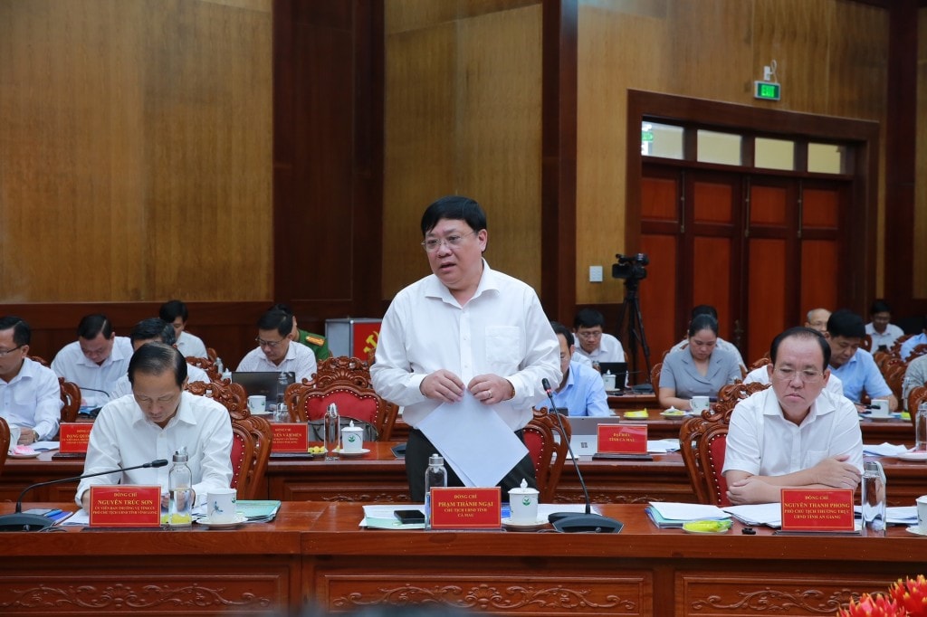 Chủ tịch UBND tỉnh Cà Mau Phạm Thành Ngại cho biết địa phương đã xây dựng “ngân hàng cán bộ” cấp xã - Ảnh: VGP/Minh Khôi