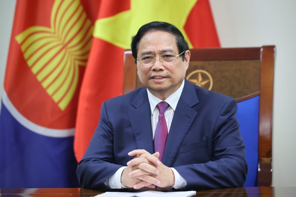 Thủ tướng Chính phủ Phạm Minh Chính đã gửi thông điệp nhân kỷ niệm 58 năm thành lập ASEAN (8/8/1967 - 8/8/2025) và 30 năm Việt Nam tham gia Hiệp hội (28/7/1995-28/7/2025) - Ảnh: VGP/Nhật Bắc