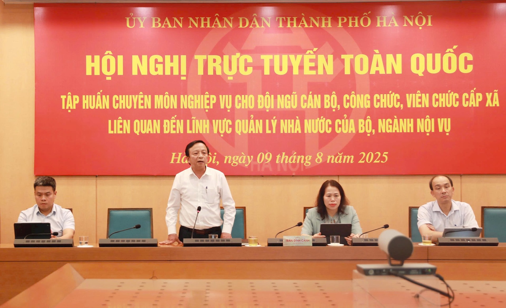 Đại biểu Sở Nội vụ tham dự tại