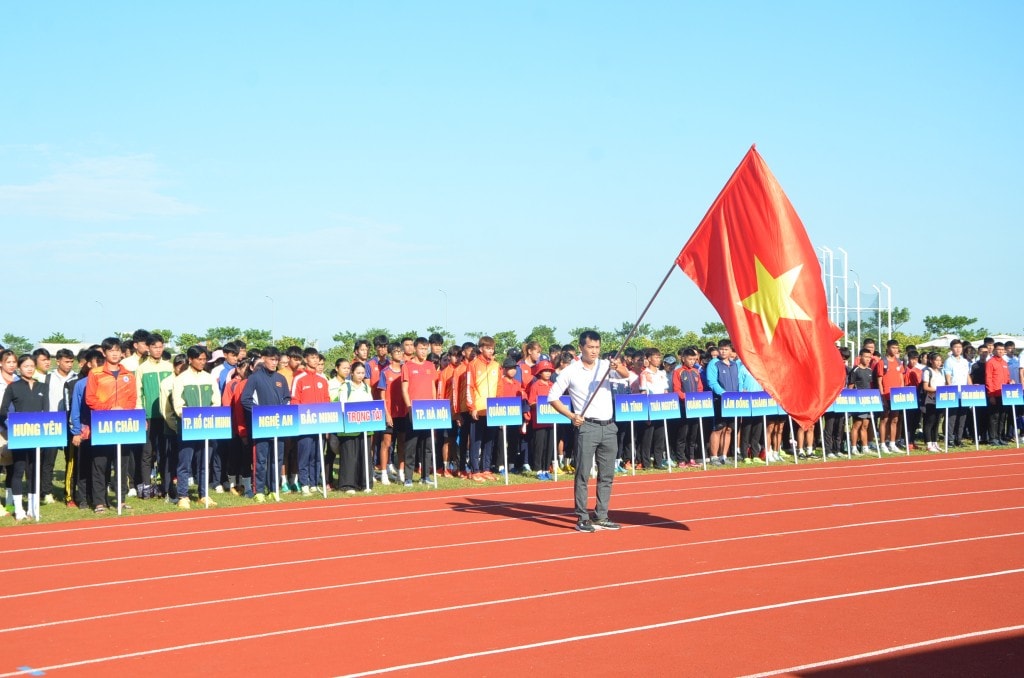 Giải vô địch điền kinh quốc gia năm 2025 khai mạc tại sân điền kinh Hòa Xuân, TP Đà Nẵng (Ảnh: Đ.Minh) Giải vô địch điền kinh quốc gia năm 2025 khai mạc tại sân điền kinh Hòa Xuân, TP Đà Nẵng (Ảnh: Đ.Minh)