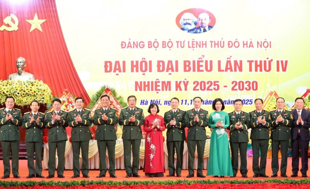 Các đại biểu Trung ương và Hà Nội dự đại hội. Ảnh: Viết Thành