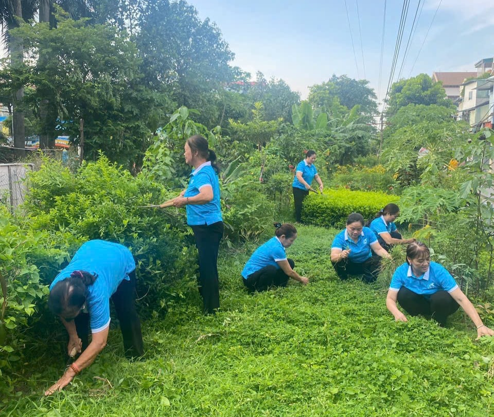 Hoạt động đã thu hút sự tham gia tích cực của đông đảo hội viên, phụ nữ và người dân địa phương