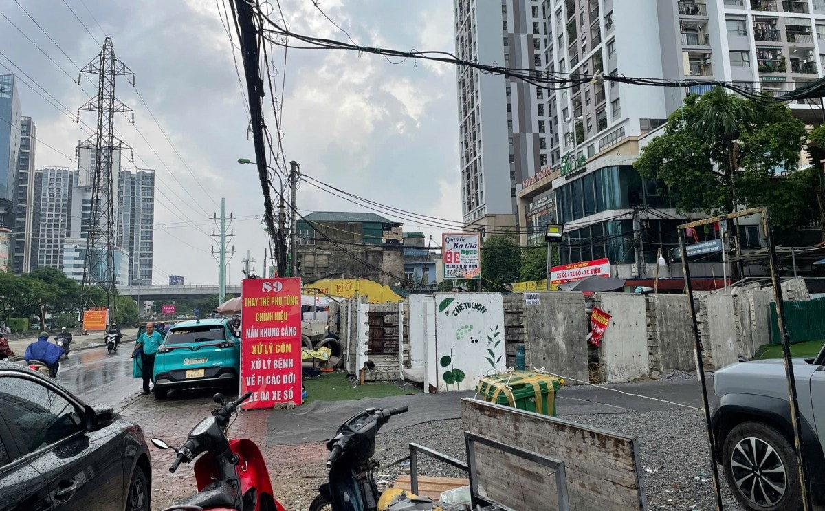 Một số đoạn không thi công dẫn đến việc bị