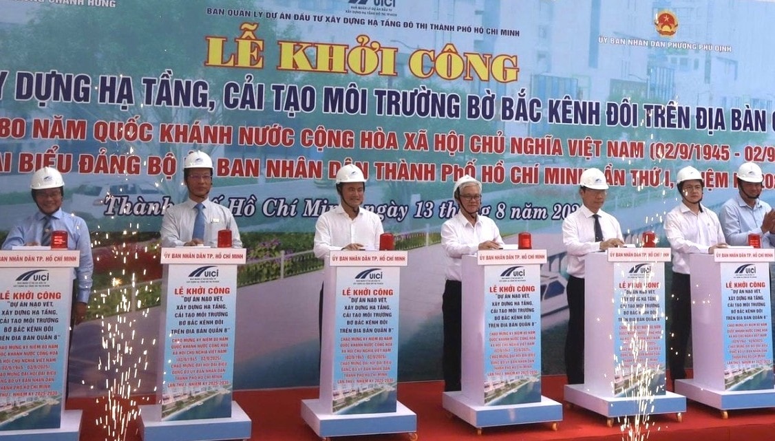 Khởi công dự án Bắc Kênh Đôi hơn 7.300 tỷ đồng