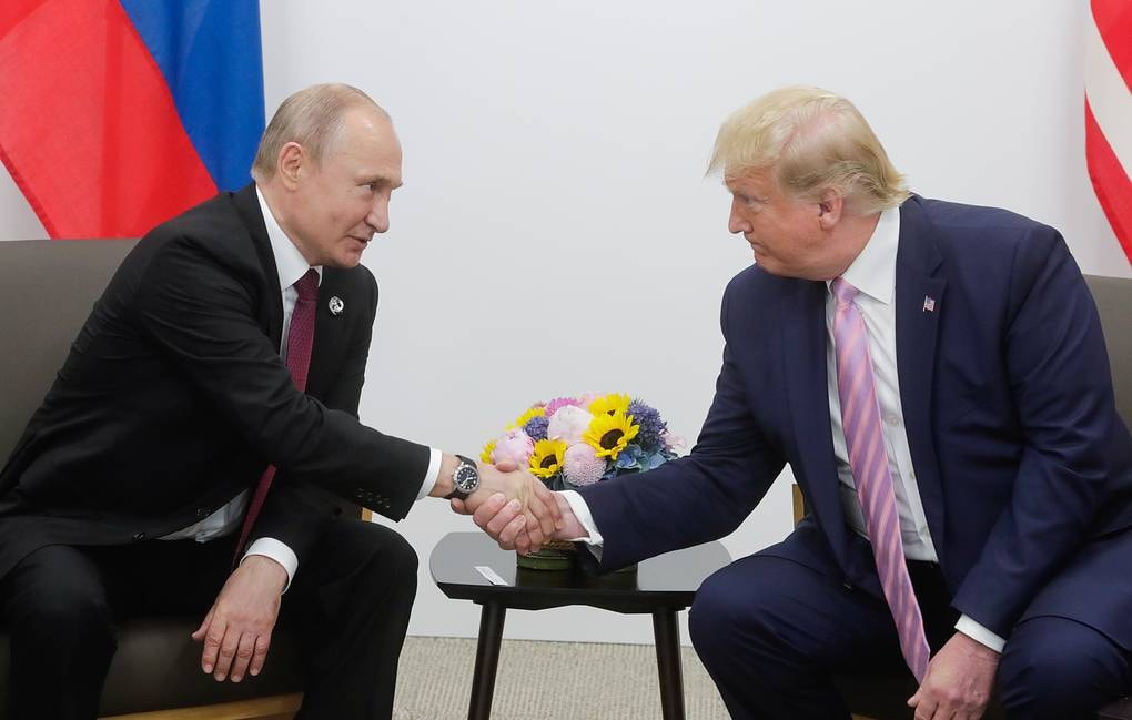 Tổng thống Nga Putin và Tổng thống Mỹ Donald Trump dự kiến gặp thượng đỉnh ngày 15-8. Ảnh tư liệu: TASS