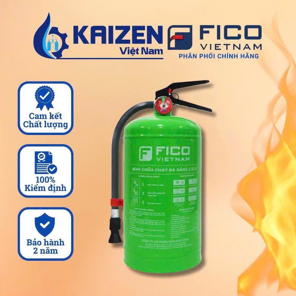 Bình chữa cháy gốc nước FICO 3,5 lít