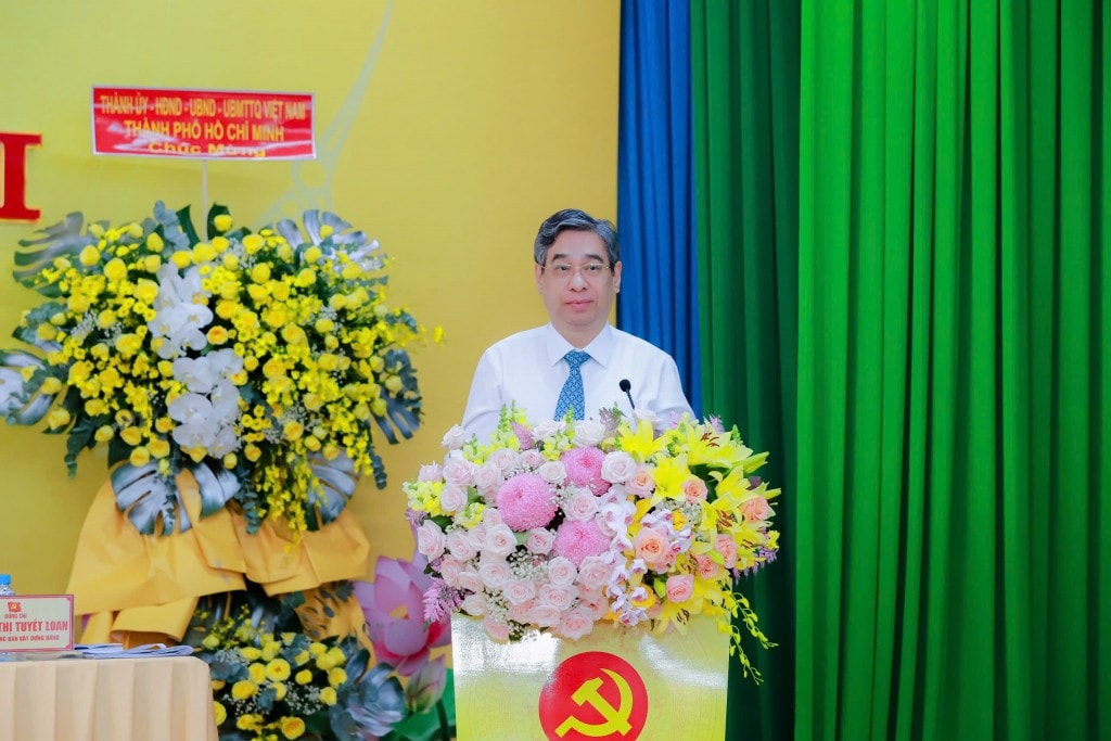 Ông Nguyễn Phước Lộc, Phó Bí thư Thành ủy, Chủ tịch Ủy ban MTTQ Việt Nam TP.HCM, phát biểu chỉ đạo đại hội. Ông Nguyễn Phước Lộc, Phó Bí thư Thành ủy, Chủ tịch Ủy ban MTTQ Việt Nam TP.HCM, phát biểu chỉ đạo đại hội.