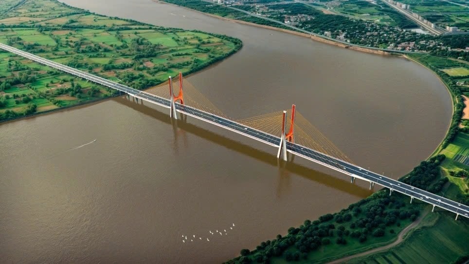 Phối cảnh cầu Ngọc Hồi.