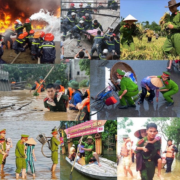 Lực lượng Công an nhân dân sẵn sàng hy sinh