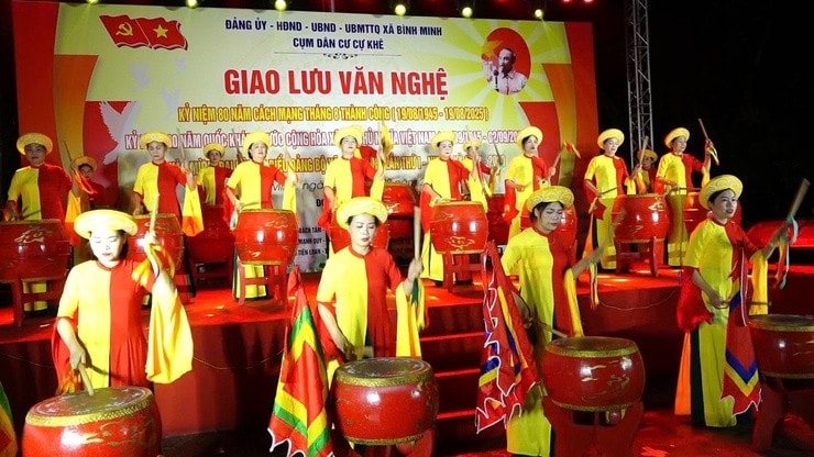 Chương trình văn nghệ chào mừng Đại hội đại biểu xã Bình Minh 