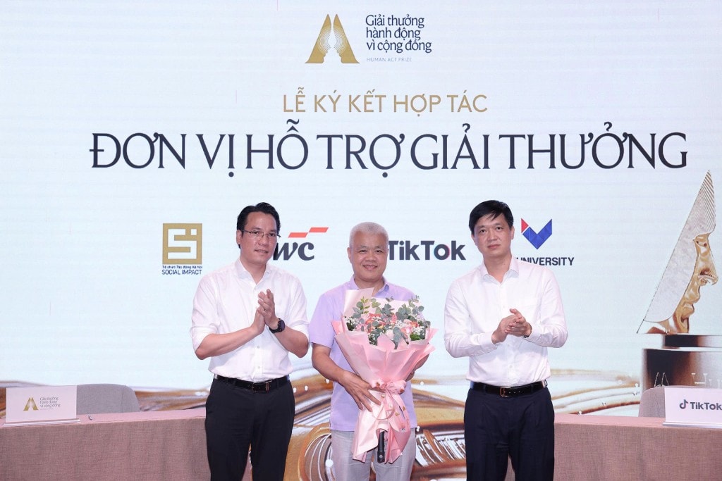 Ký kết hợp tác với nền tảng Tiktok - Đơn vị hỗ trợ giải thưởng Ký kết hợp tác với nền tảng Tiktok - Đơn vị hỗ trợ giải thưởng