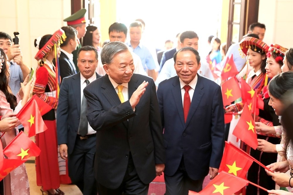 Tổng Bi thư Tô Lâm tham dự lễ kỷ niệm 80 năm Ngày truyền thống ngành Văn hóa