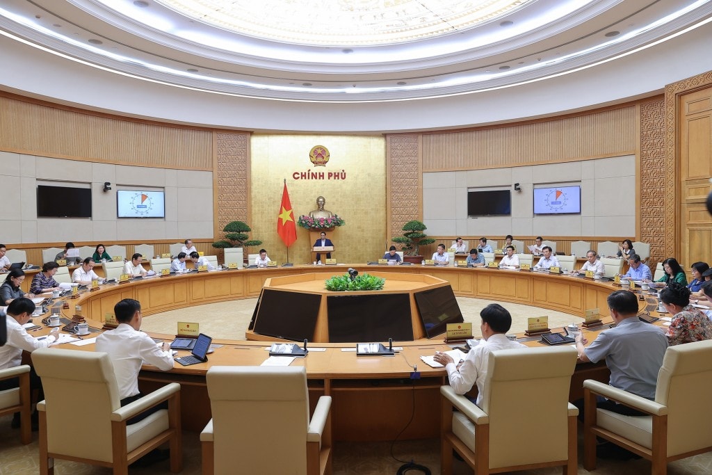 Hội nghị đánh giá, sau gần 2 tháng triển khai vận hành chính quyền địa phương theo mô hình 2 cấp đạt được nhiều kết quả quan trọng - Ảnh: VGP/Nhật Bắc Hội nghị đánh giá, sau gần 2 tháng triển khai vận hành chính quyền địa phương theo mô hình 2 cấp đạt được nhiều kết quả quan trọng - Ảnh: VGP/Nhật Bắc