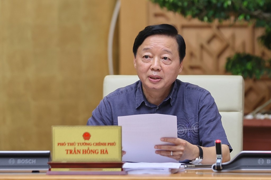 Phó Thủ tướng Trần Hồng Hà phát biểu tại hội nghị - Ảnh: VGP/Nhật Bắc Phó Thủ tướng Trần Hồng Hà phát biểu tại hội nghị - Ảnh: VGP/Nhật Bắc