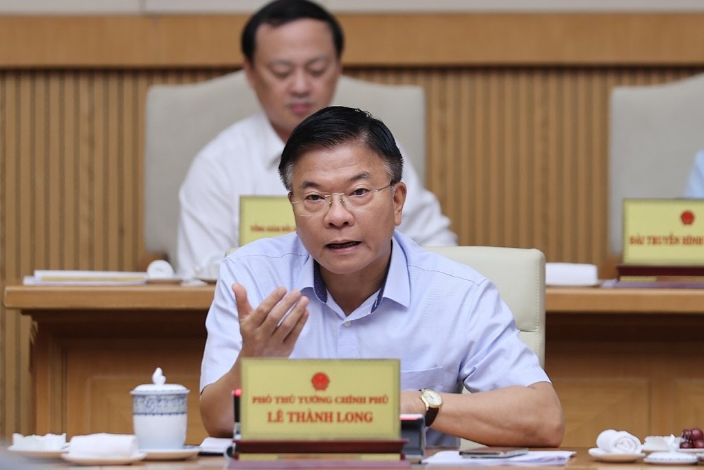 Phó Thủ tướng Lê Thành Long phát biểu tại hội nghị - Ảnh: VGP/Nhật Bắc Phó Thủ tướng Lê Thành Long phát biểu tại hội nghị - Ảnh: VGP/Nhật Bắc