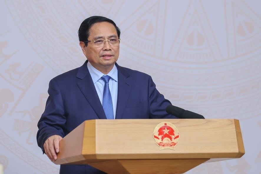 Thủ tướng mong muốn, đưa hội nhập quốc tế sâu rộng, thực chất, hiệu quả thực sự trở thành nhiệm vụ của toàn thể hệ thống chính trị - Ảnh: VGP/Nhật Bắc