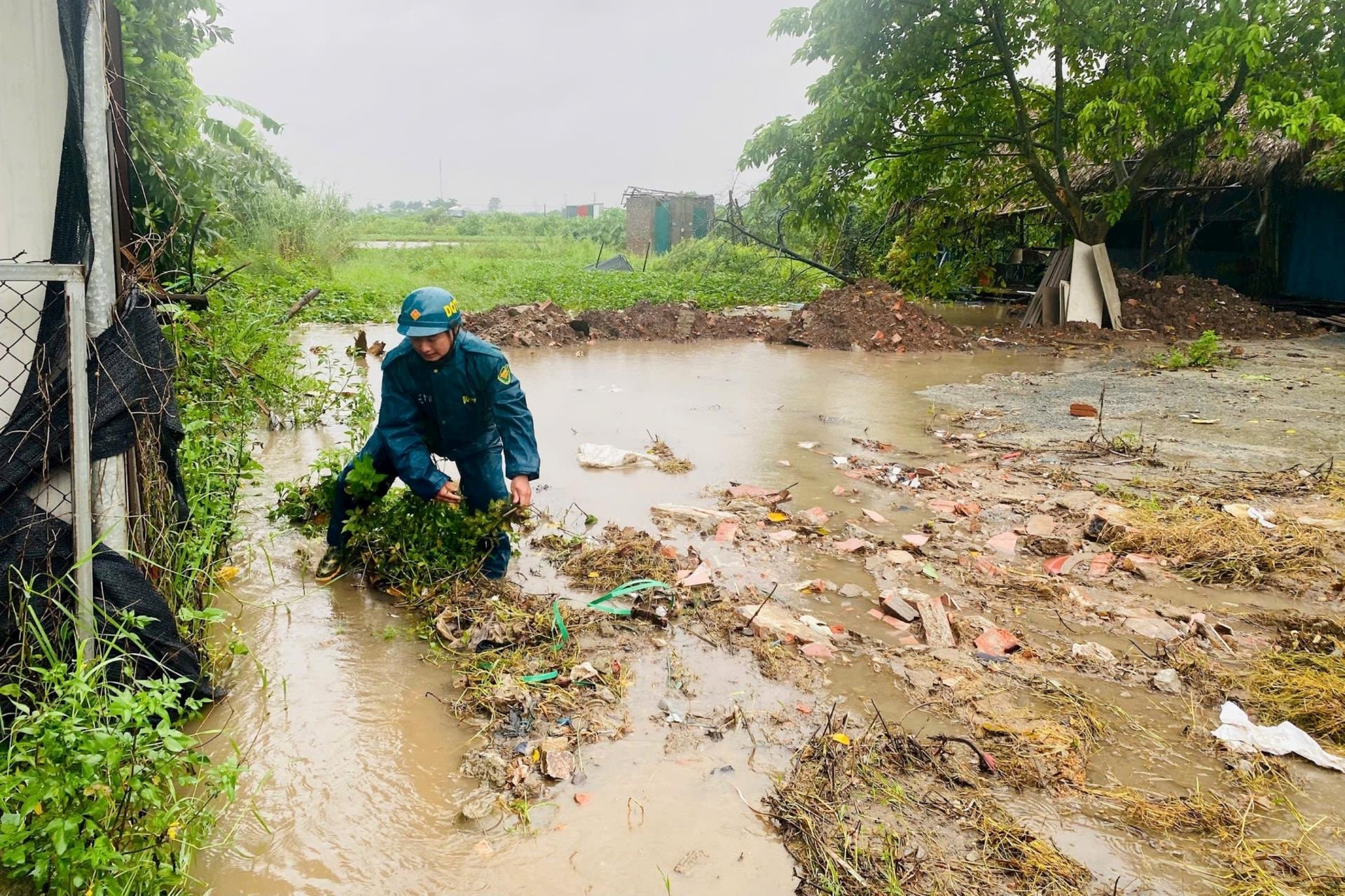 Hoài Đức: Chủ động ứng phó, giảm thiểu thiệt hại do bão số 5 gây ra