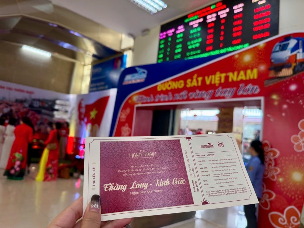 Đoàn tàu du lịch Hà Nội 5 Cửa Ô kết nối di sản, quảng bá văn hóa