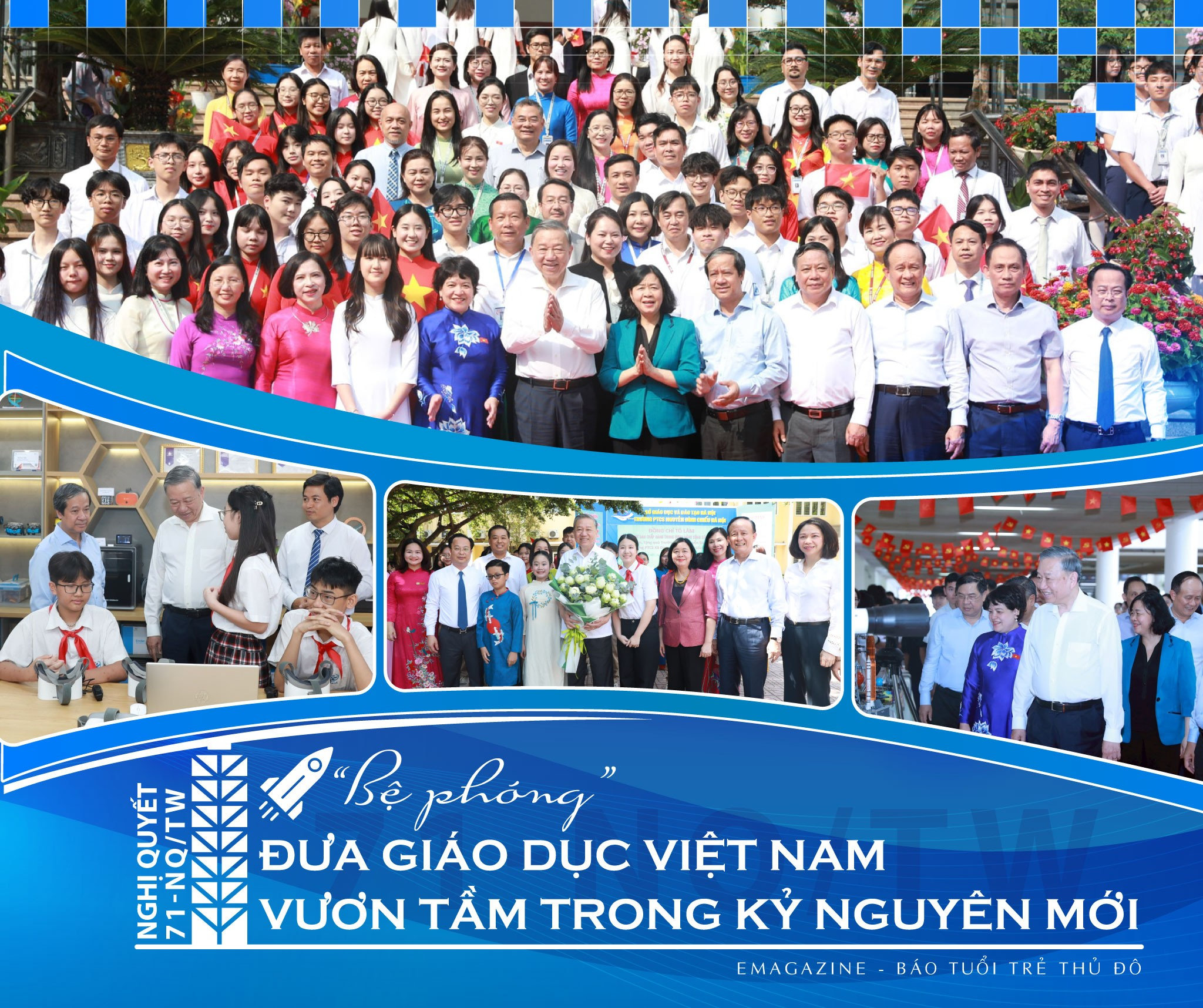 Bệ phóng đưa giáo dục Việt Nam vươn tầm trong kỷ nguyên mới Bệ phóng đưa giáo dục Việt Nam vươn tầm trong kỷ nguyên mới