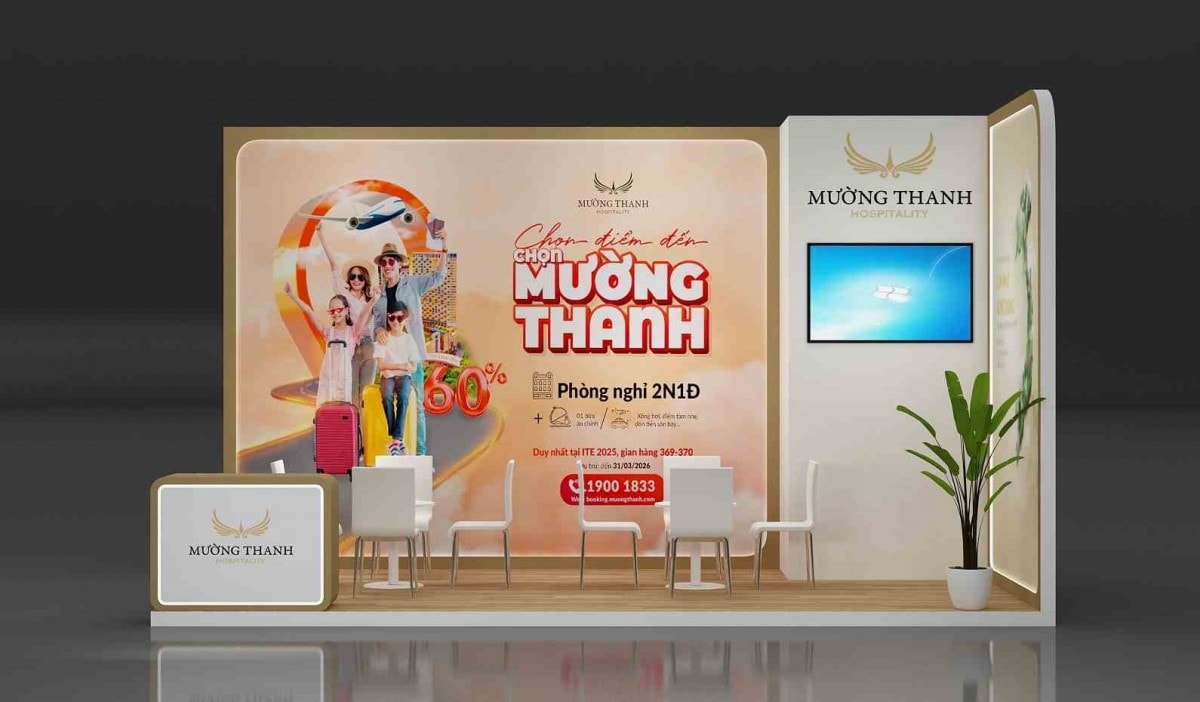 Du khách sẽ được hưởng nhiều ưu đãi của Mường Thanh tại ITE 2025 Du khách sẽ được hưởng nhiều ưu đãi của Mường Thanh tại ITE 2025