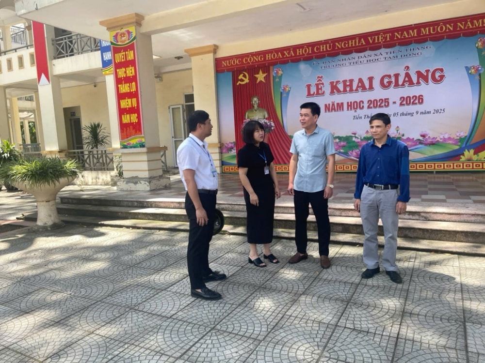 Xã Tiến Thắng: Hoàn thành công tác chuẩn bị cho năm học mới
