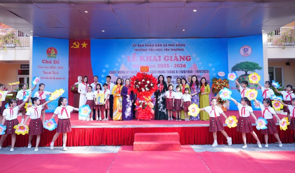Xã Phù Đổng: Rộn ràng Lễ khai giảng năm học mới