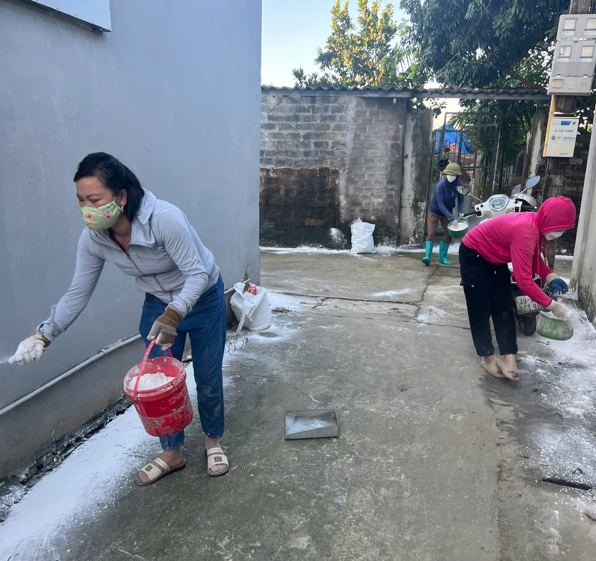 Xã Kiều Phú: Nước rút đến đâu, dọn vệ sinh đến đó sau cơn bão số 5