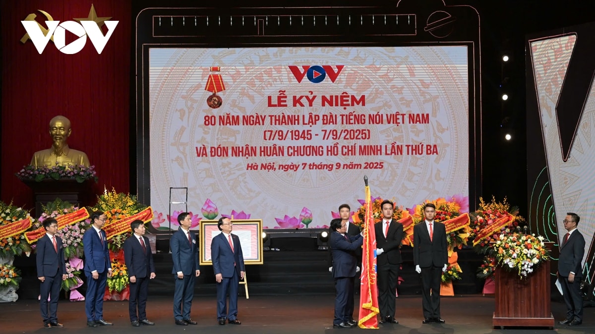 Đài Tiếng nói Việt Nam đón nhận Huân chương Hồ Chí Minh lần thứ 3