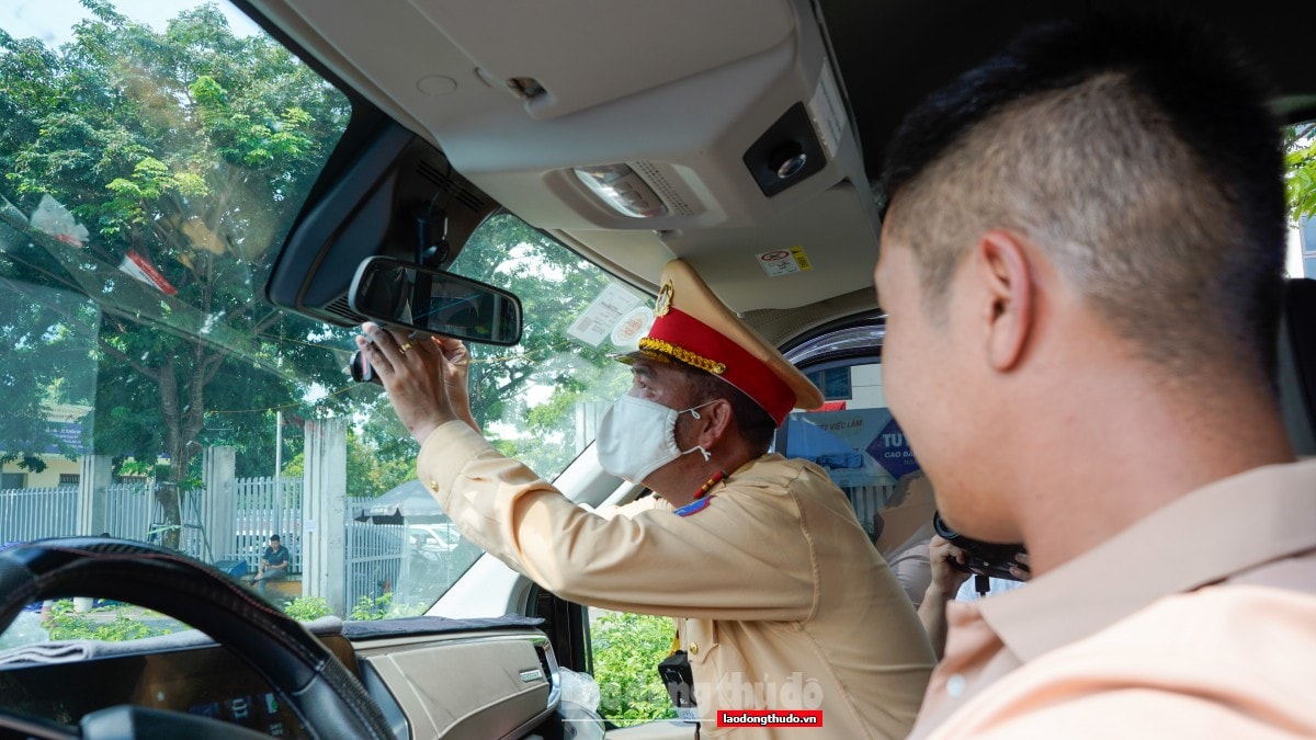 Tăng cường xử phạt xe đi vào làn khẩn cấp tại đường Vành đai 3 trên cao