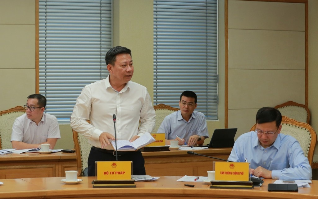 Thứ trưởng Bộ Tư pháp Nguyễn Thanh Ngọc cho rằng Chương trình mới phải khắc phục những hạn chế trong giai đoạn trước - Ảnh: VGP/Minh Khôi