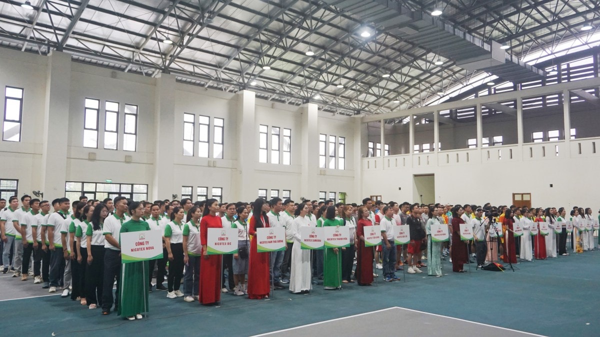 Sôi động Olympic Nicotex 2025 với gần 400 vận động viên tranh tài 7 môn thi đấu