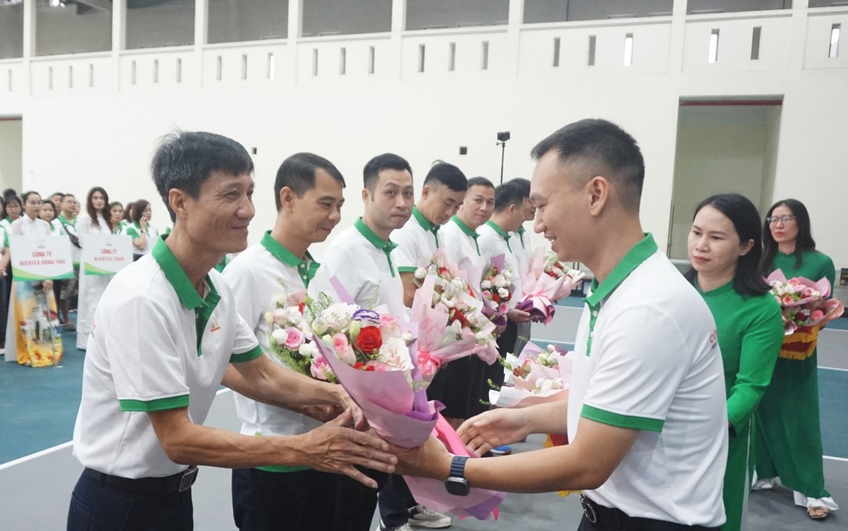Sôi động Olympic Nicotex 2025 với gần 400 vận động viên tranh tài 7 môn thi đấu