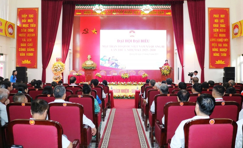 Đại hội MTTQ xã Quảng Bị xác định 3 khâu đột phát và 6 chương trình hành động trọng tâm trong nhiệm kỳ 2025-2030
