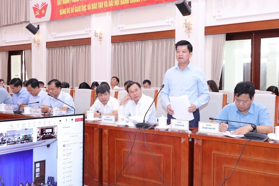 Phó Giám đốc Sở Giáo dục và Đào tạo Hà Nội Phạm Quốc Toản. Ảnh: MOET