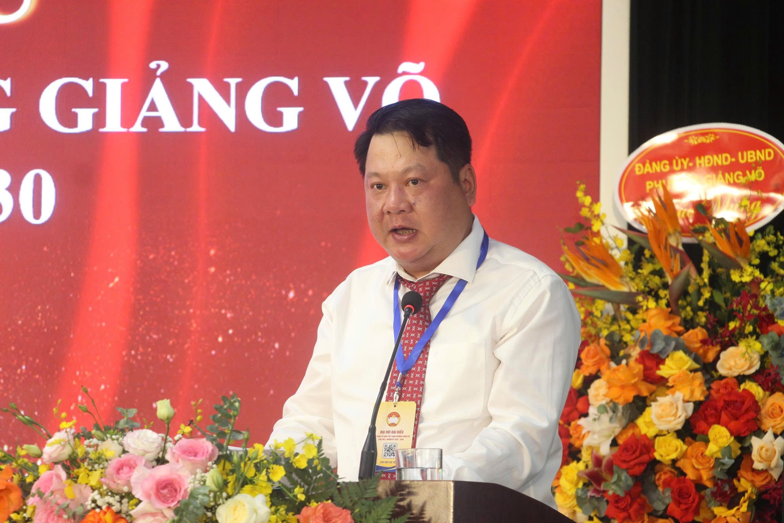 Xây dựng phường Giảng Võ văn minh, hiện đại, giàu bản sắc văn hóa